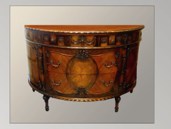 Demi-lune console